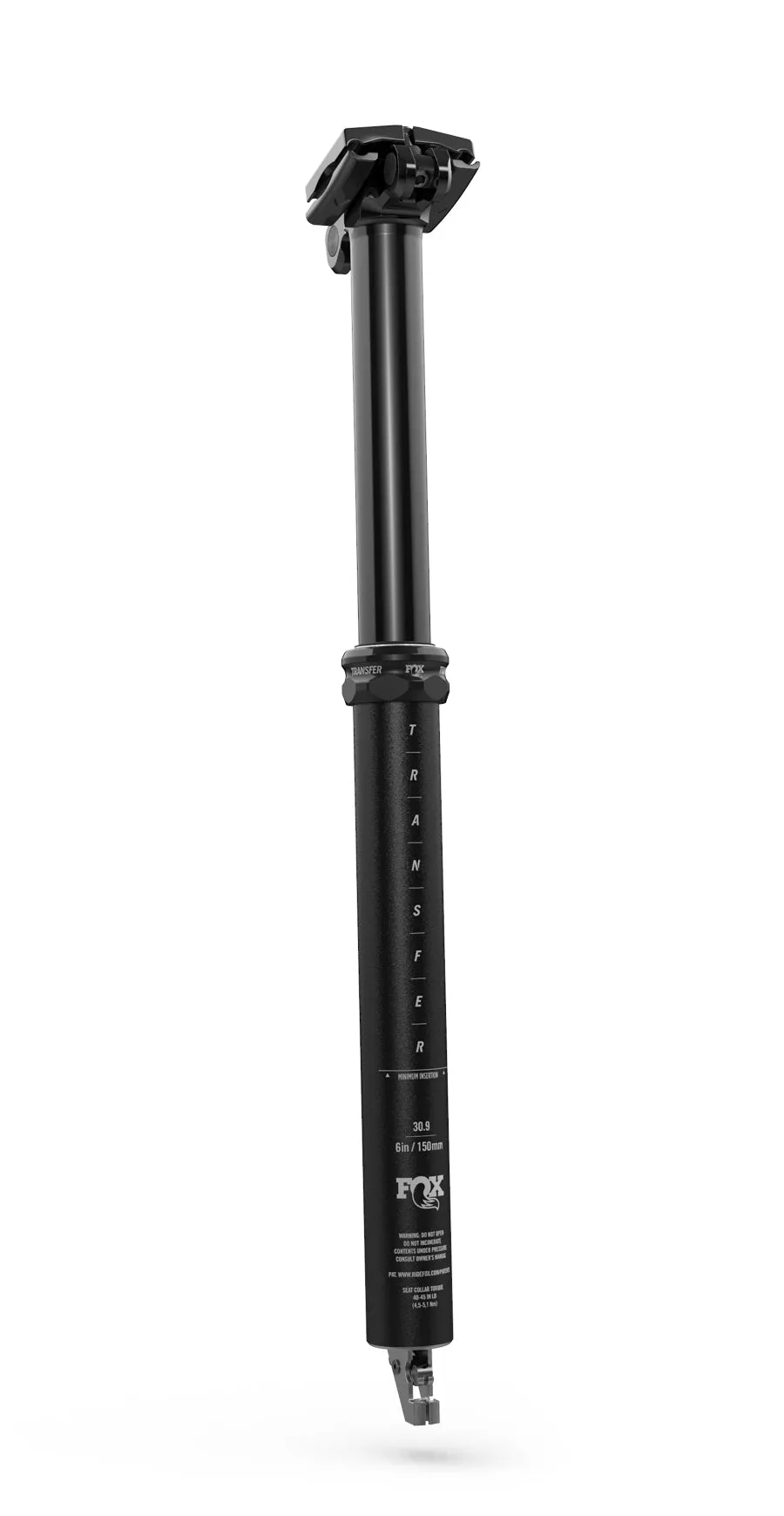 2021 Fox Transfer 31.6 x 200mm Internal Ano Performance Elite Dropper Seatpost - Open Box, New