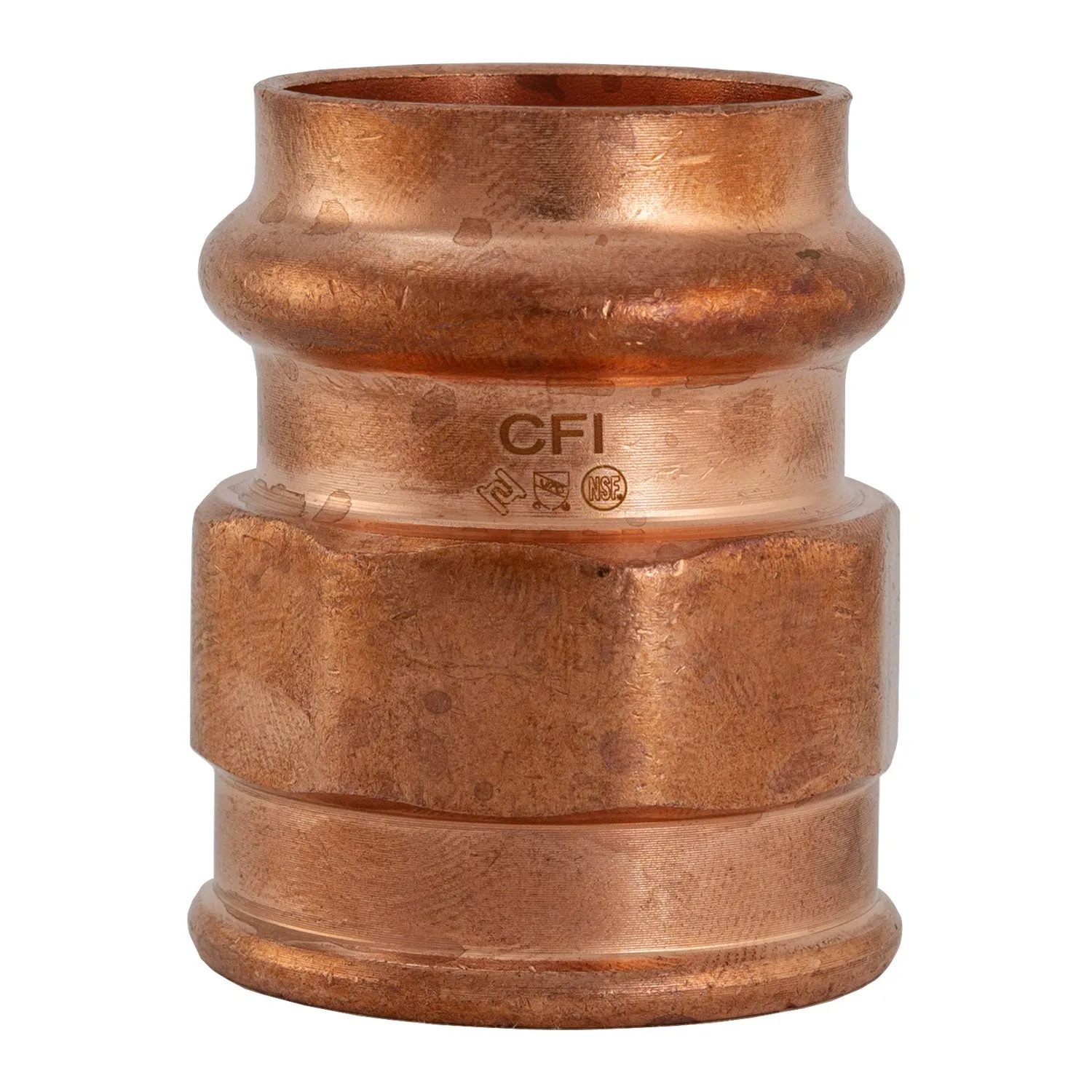 2" P x FIP Press Copper Female Adapter, Low Lead ProPress Compatible