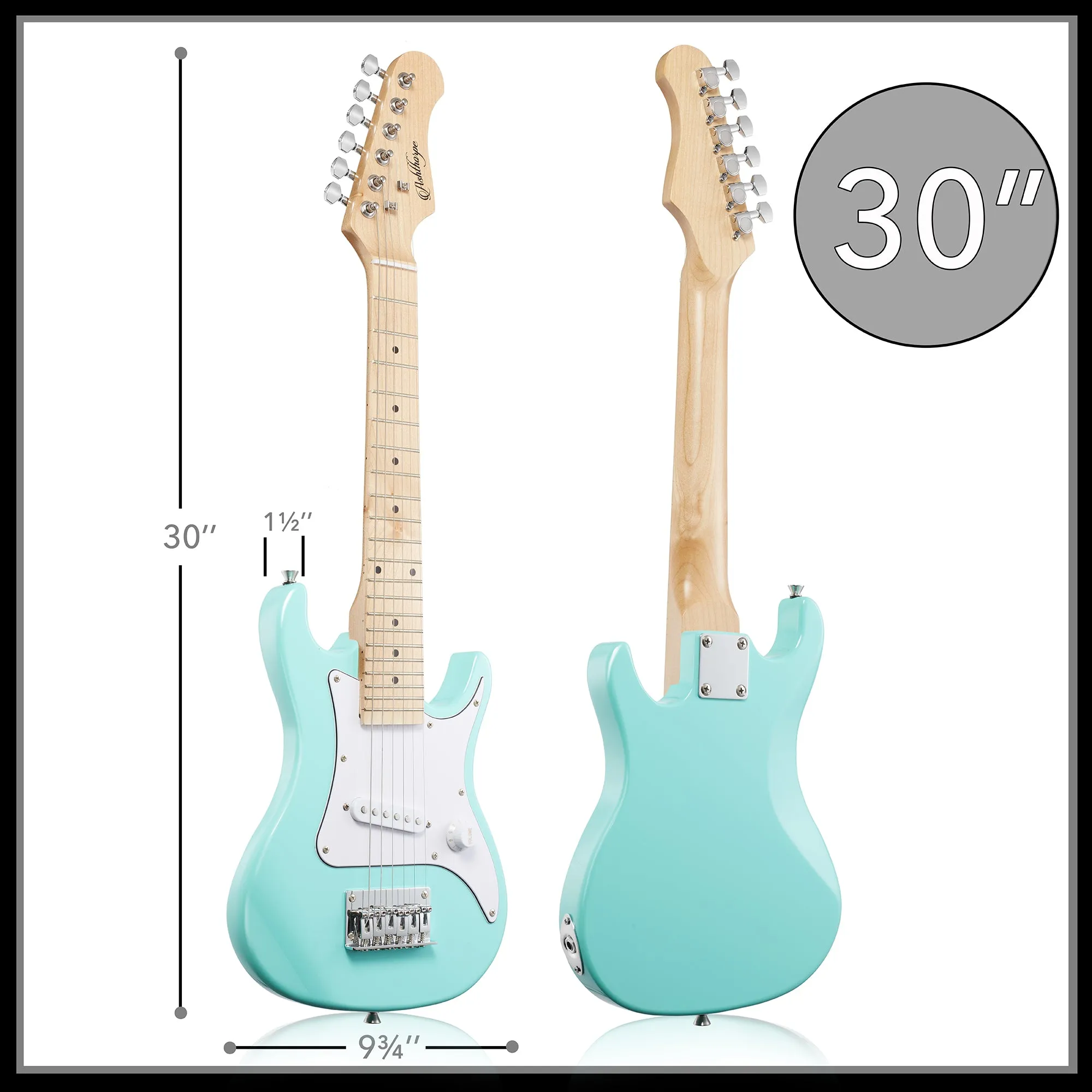 30-inch Beginner Electric Guitar Bundle