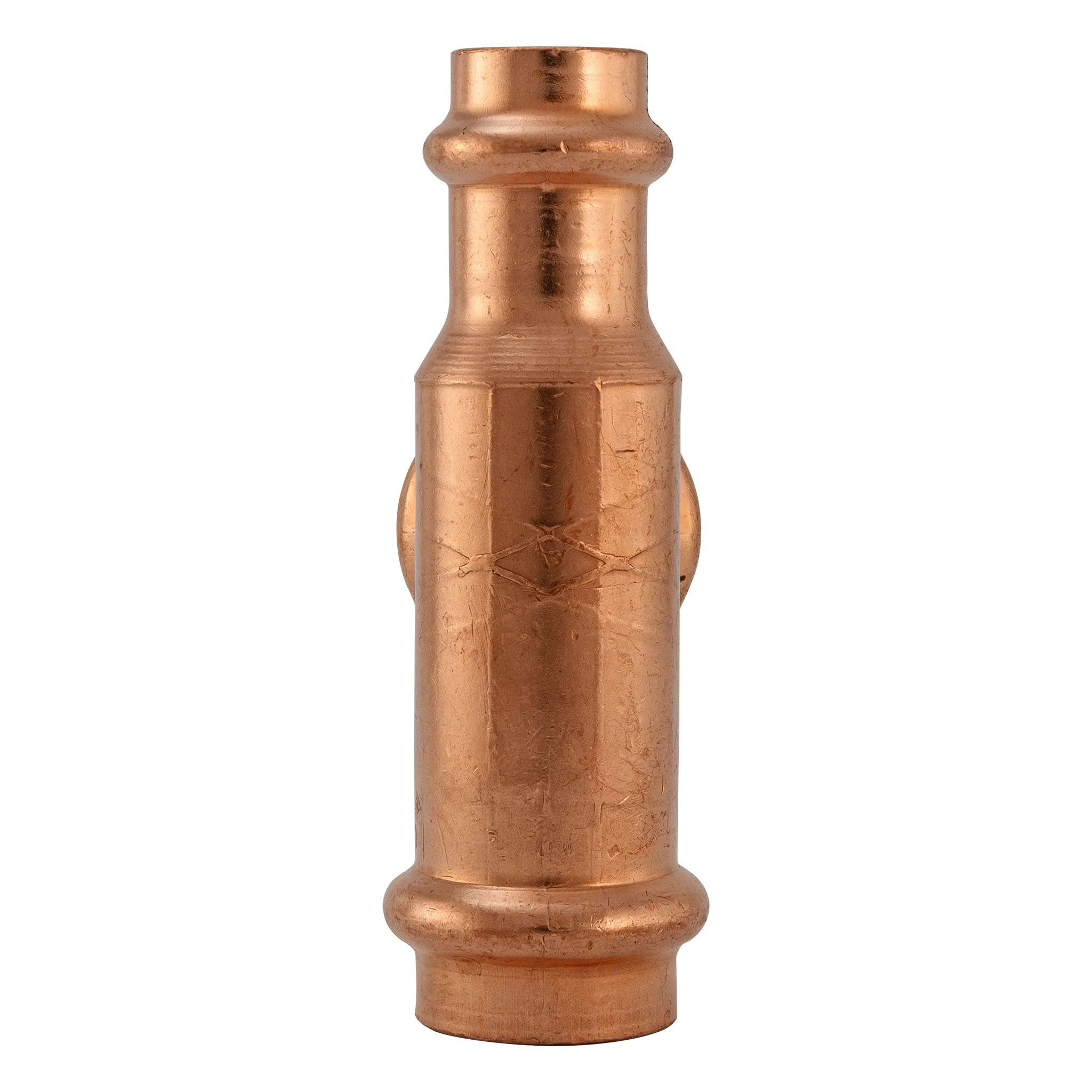 3" x 1-1/4" x 3" Press Copper Reducing Tee P x P x P Low Lead ProPress Compatible