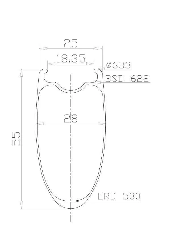 40/55mm Wheelset Disc Brake Fast & Light Series