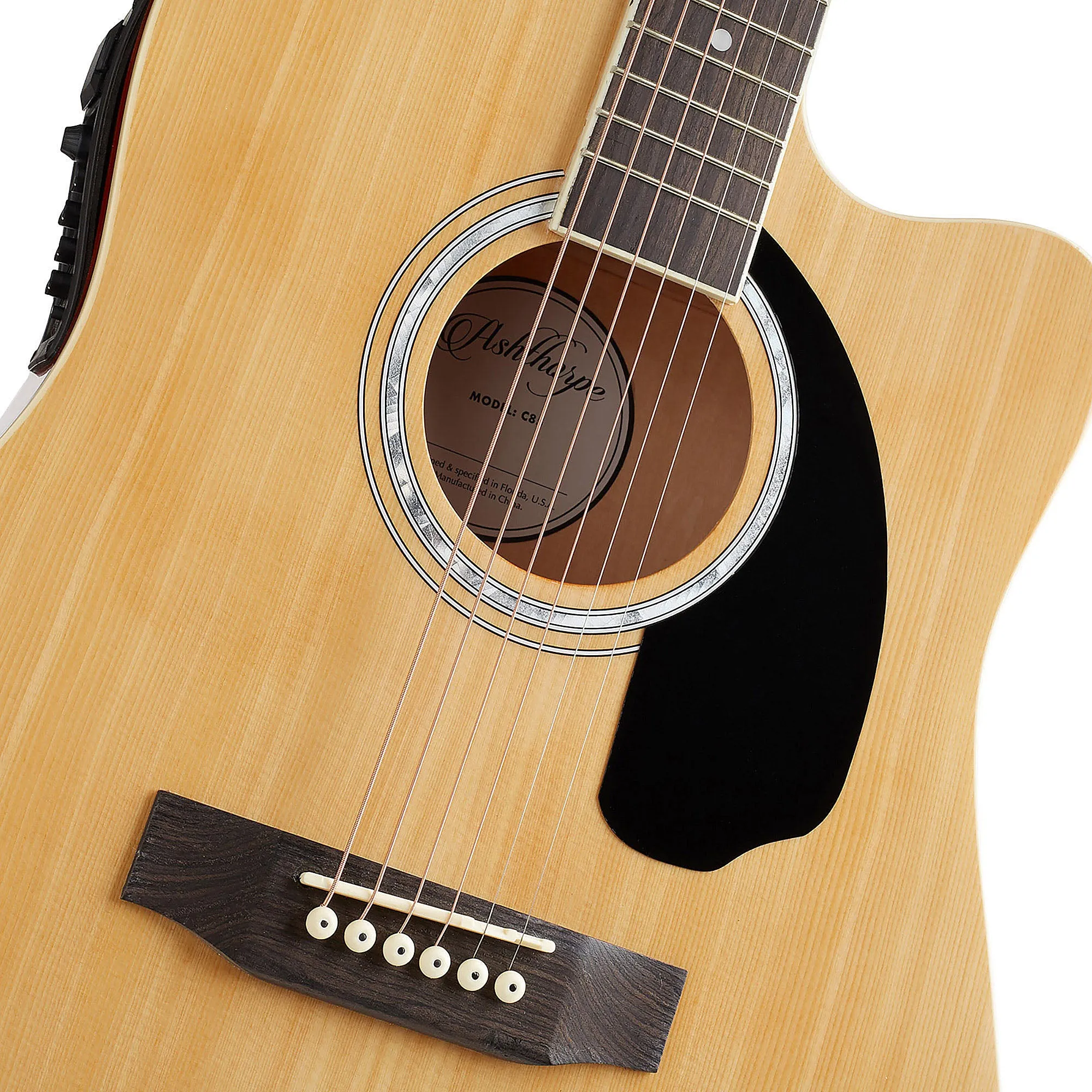 41-inch Thinline Cutaway Acoustic-Electric Guitar with 10 Watt Amp