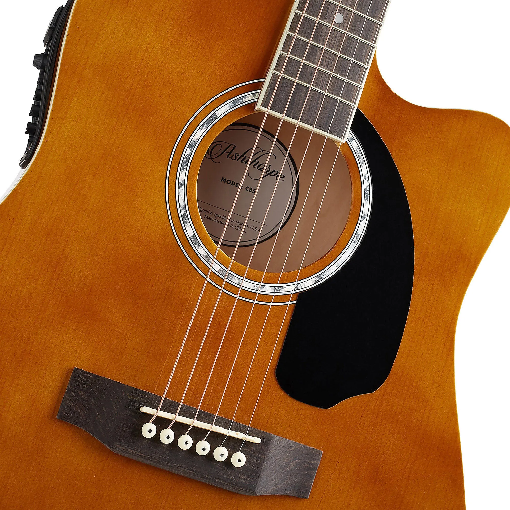 41-inch Thinline Cutaway Acoustic-Electric Guitar with 10 Watt Amp