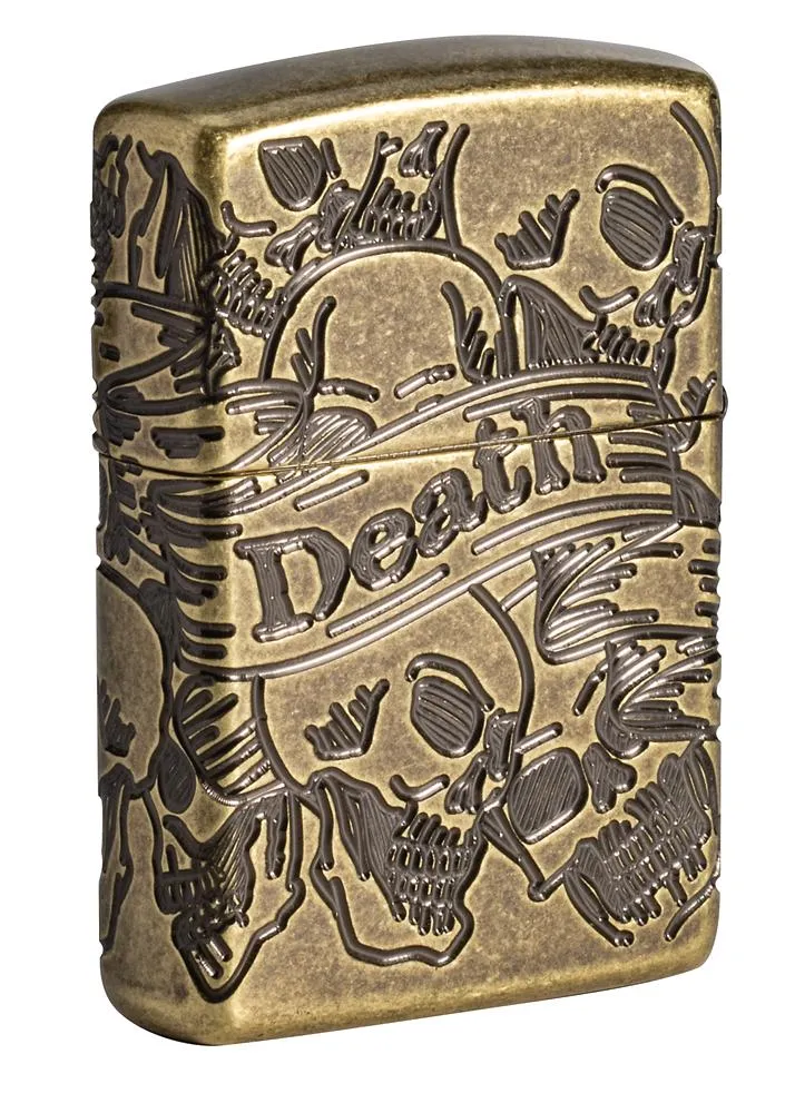 Armor® Freedom Skull Antique Brass