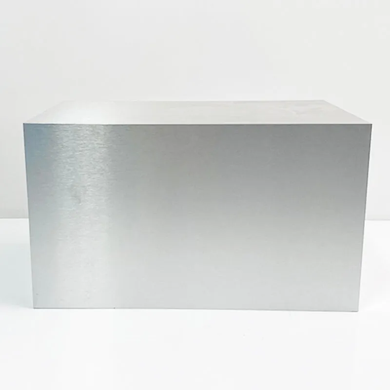 brushed silver 30 x 18 x 18