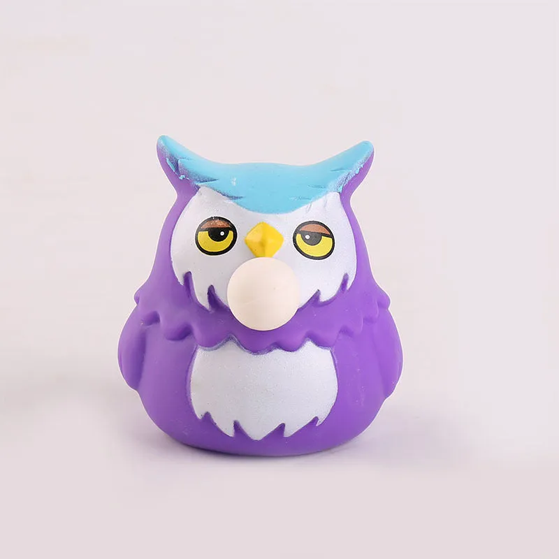 Cartoon Creative Bubble Owl Stress Relief Squeeze Toys, TO0060