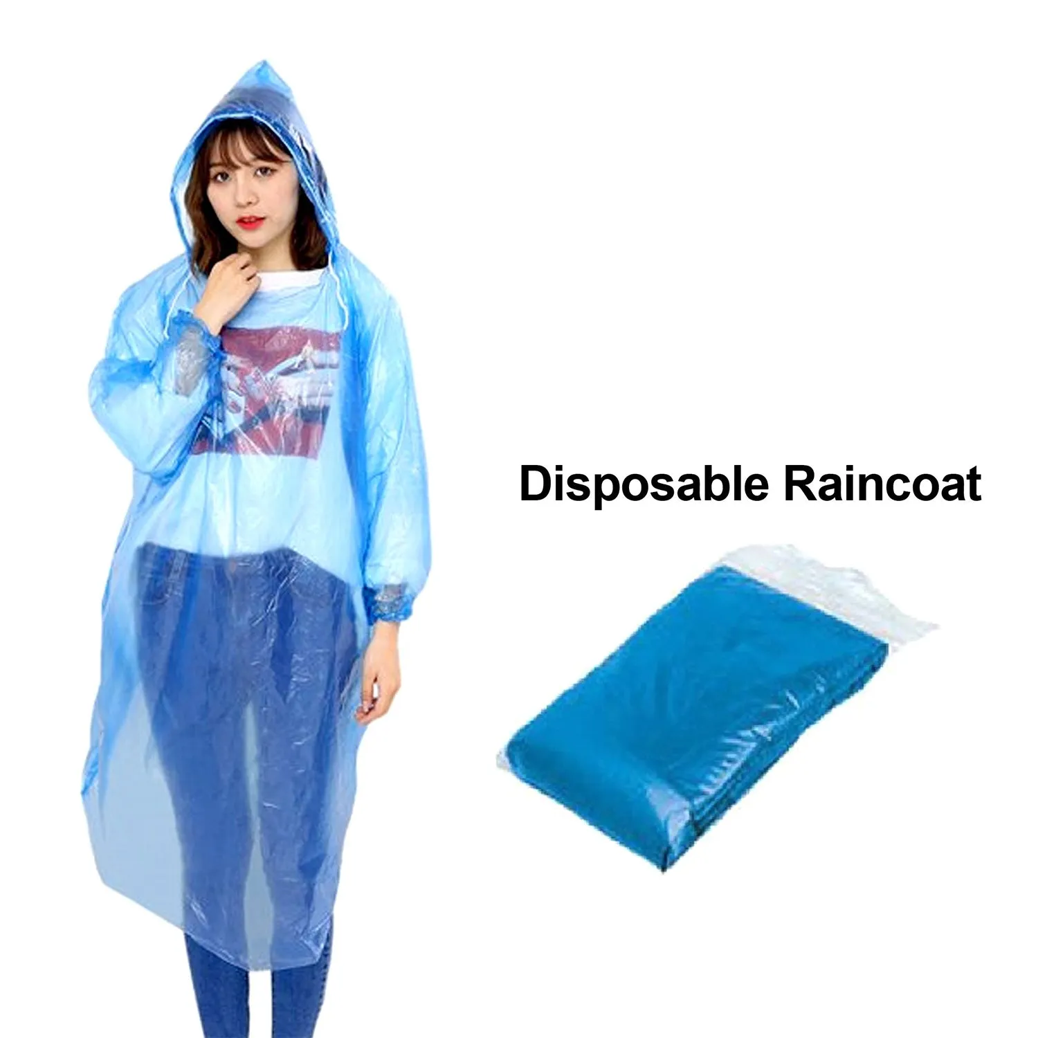 Disposable Rain Coat For Having Prevention From Rain And Storms To Keep Yourself Clean And Dry.