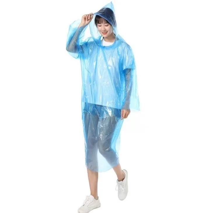 Disposable Rain Coat For Having Prevention From Rain And Storms To Keep Yourself Clean And Dry.