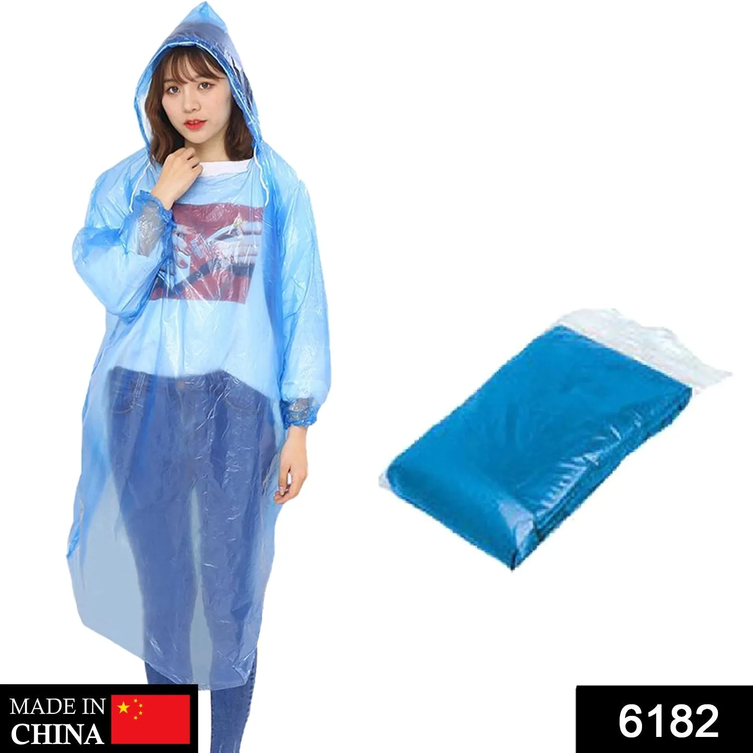 Disposable Rain Coat For Having Prevention From Rain And Storms To Keep Yourself Clean And Dry.