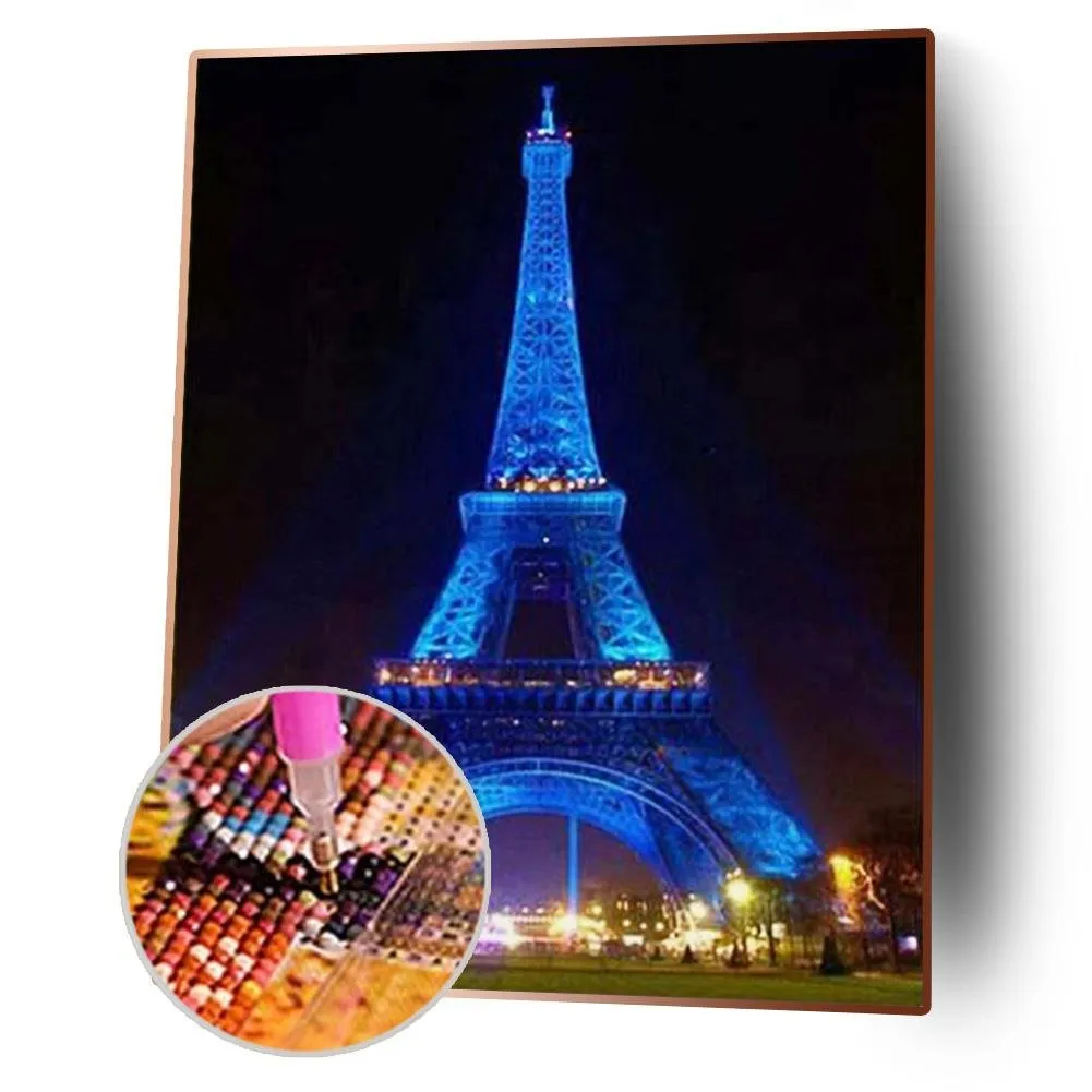 Eiffel Tower Full Drill 5D DIY Diamond Painting - 30x40CM