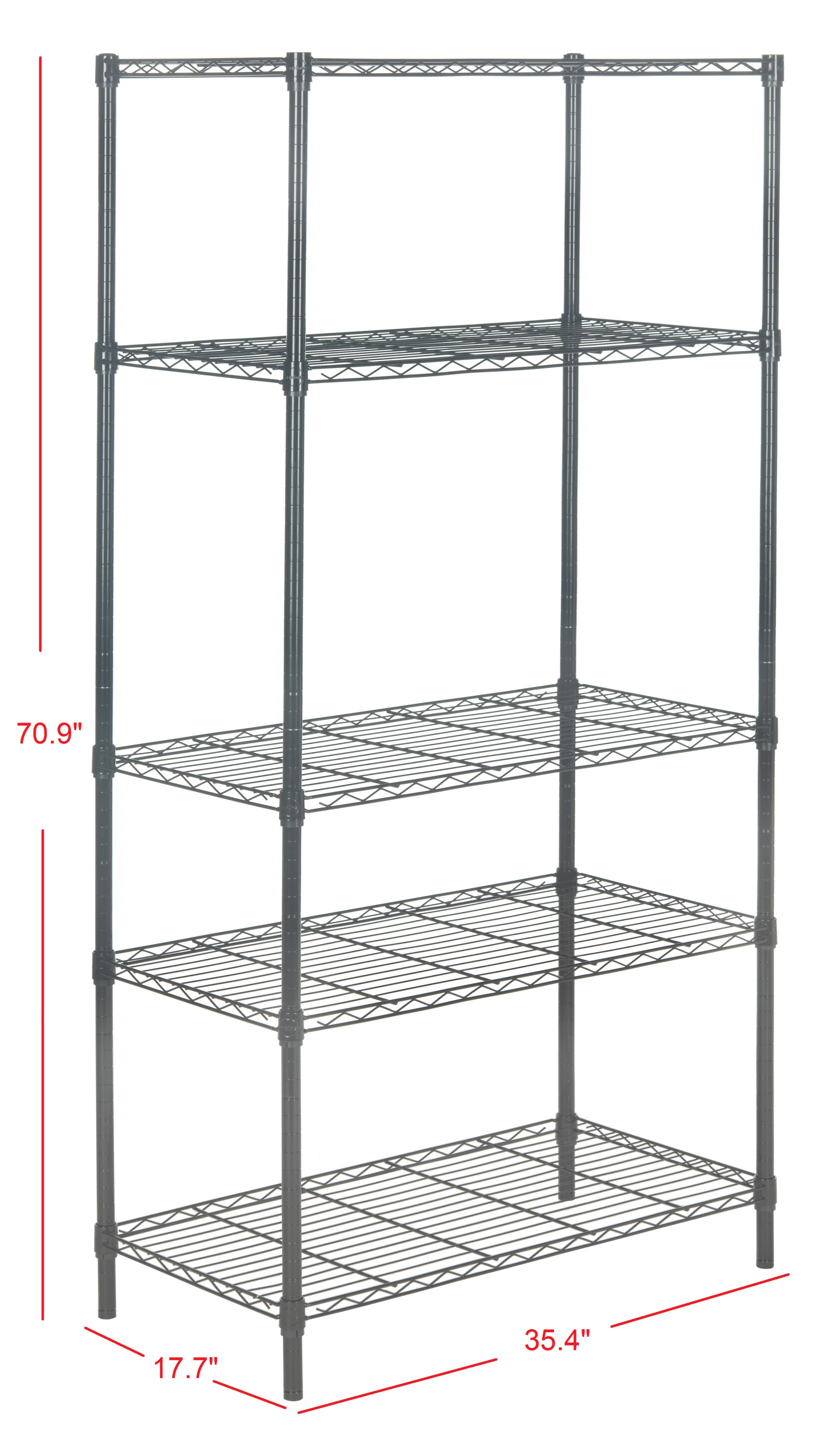 Frostblade 71" 5-Tier Adjustable Storage Rack