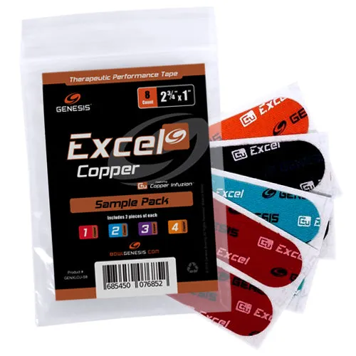 Genesis Excel Copper <br>Therapeutic Performance Tape <br>8 ct or 40 ct