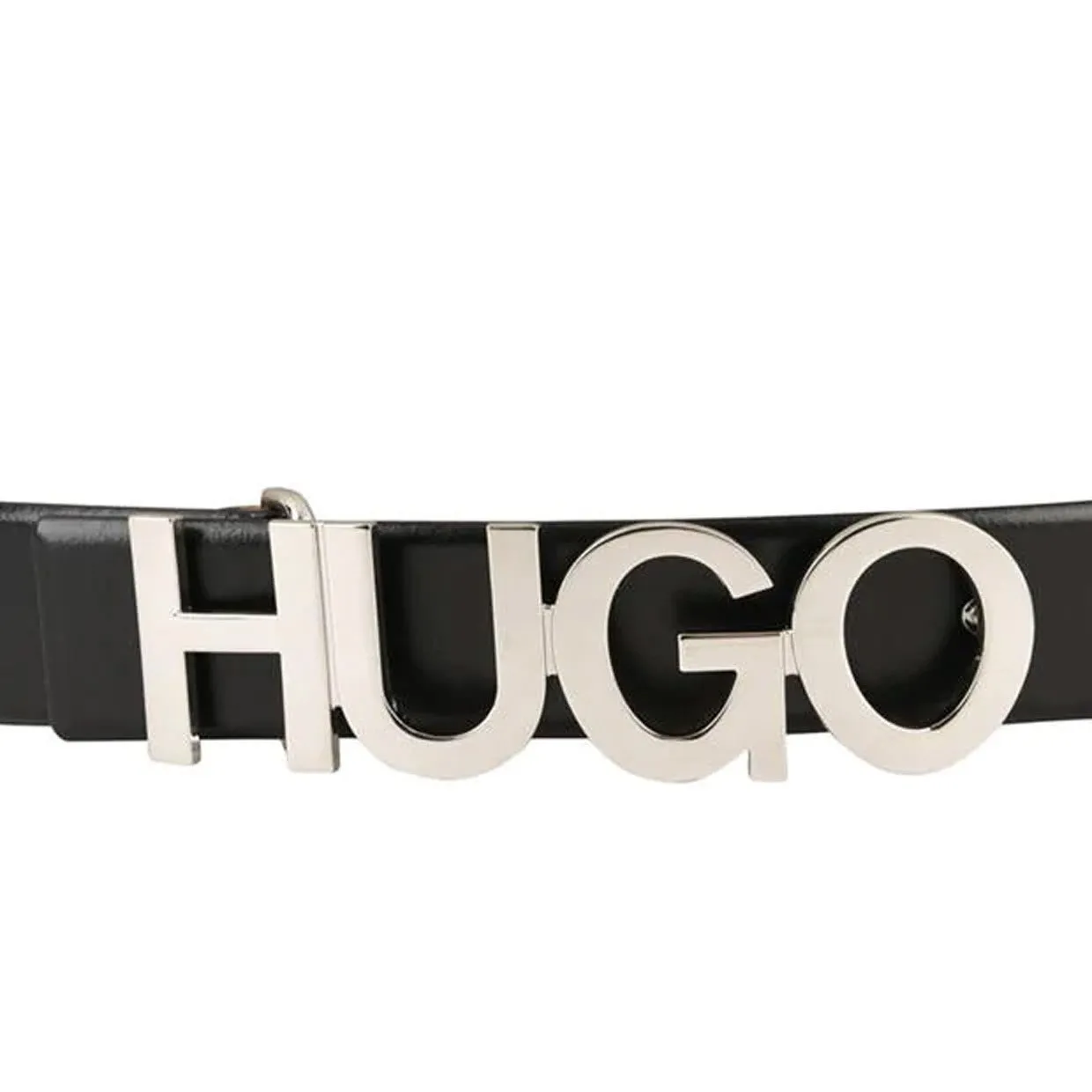 Hugo BOSS Black Silver Buckle Belt