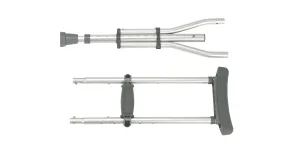 Knock Down Universal Aluminum Crutches (1pair)