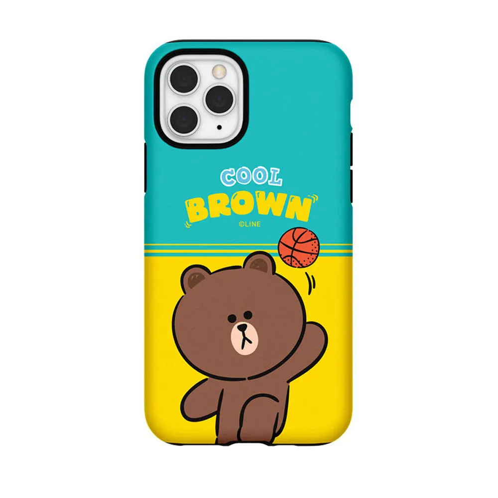 Line Friends Play Dual Layer TPU PC Shockproof Guard Up Combo Case Cover