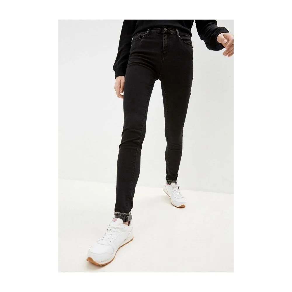 Love Moschino Black Cotton Women Jeans