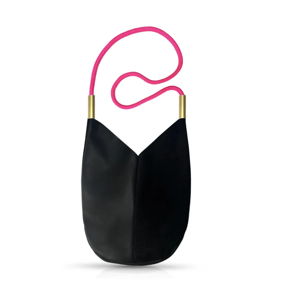 Mermaid Purse | in Black Leather