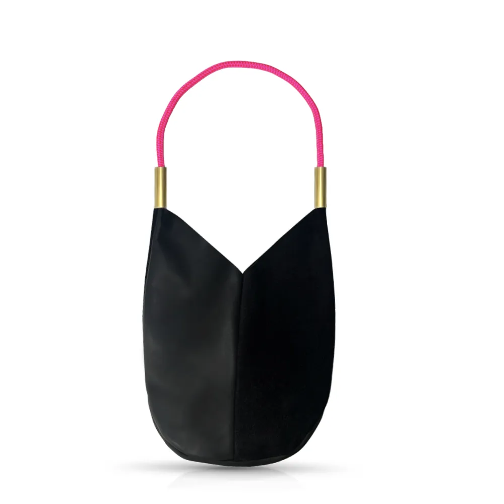 Mermaid Purse | in Black Leather