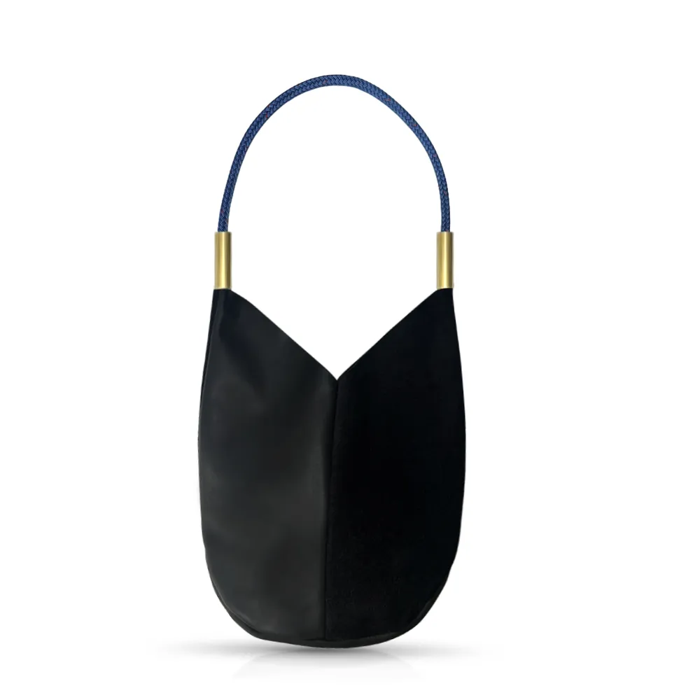 Mermaid Purse | in Black Leather