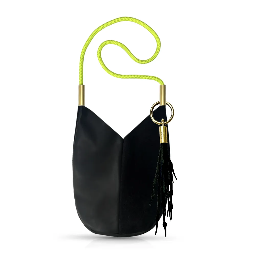 Mermaid Purse | in Black Leather