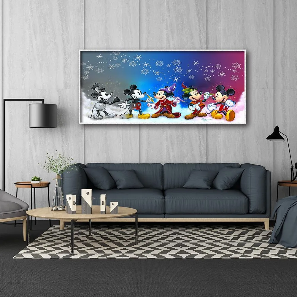 Mouse Full Drill 5D DIY Diamond Painting - 100x50CM