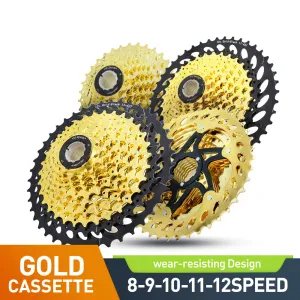 VG Sports Gold 8/9/10/11 Speed Steel Bicycle Cassette