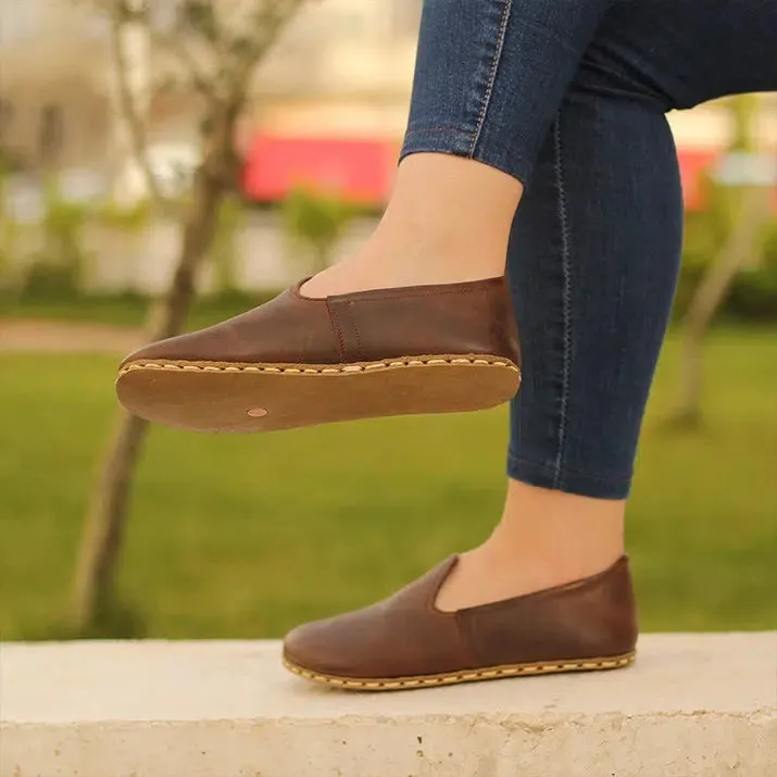 Women's Barefoot Shoes - Crazy Classic Brown