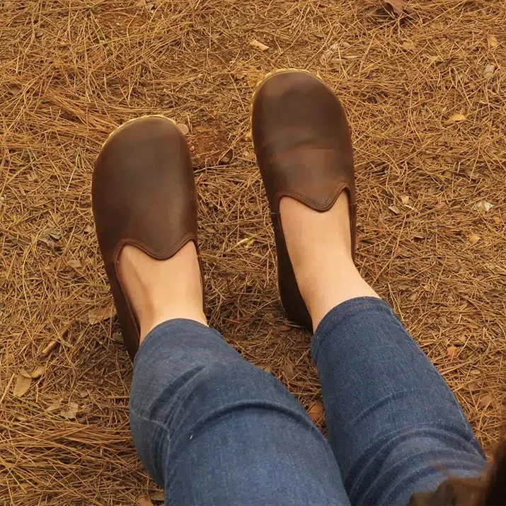 Women's Barefoot Shoes - Crazy Classic Brown