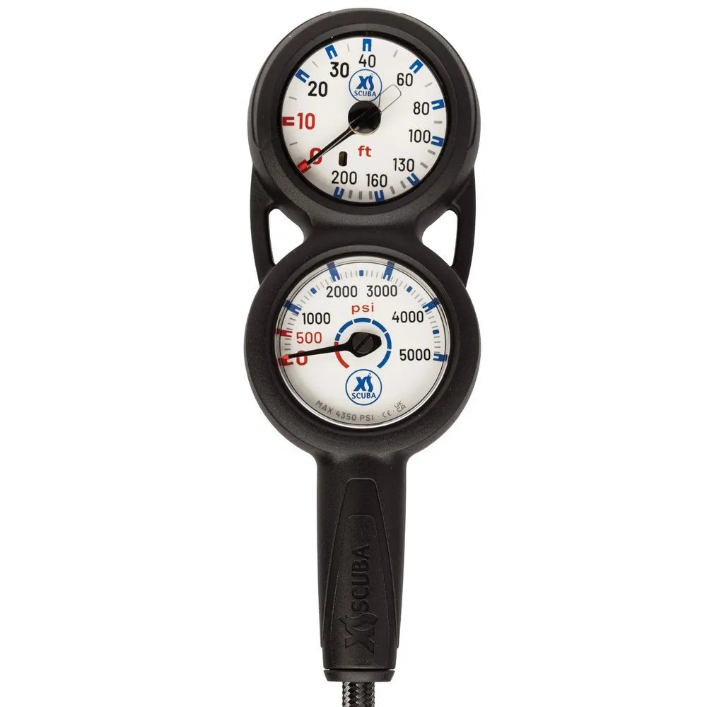 XS Scuba QuikVu Pressure and Depth Console - Imperial