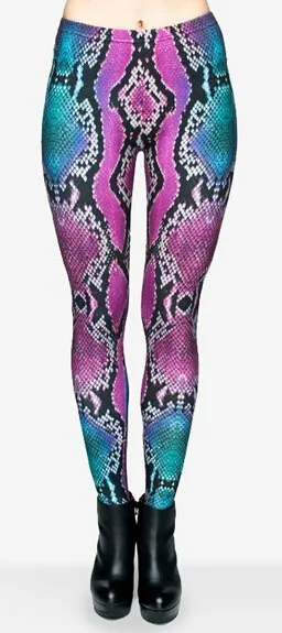 ZHBSLWT New 3D Printed Leopard Grain Women Leggings Fashion Galaxy Novelty