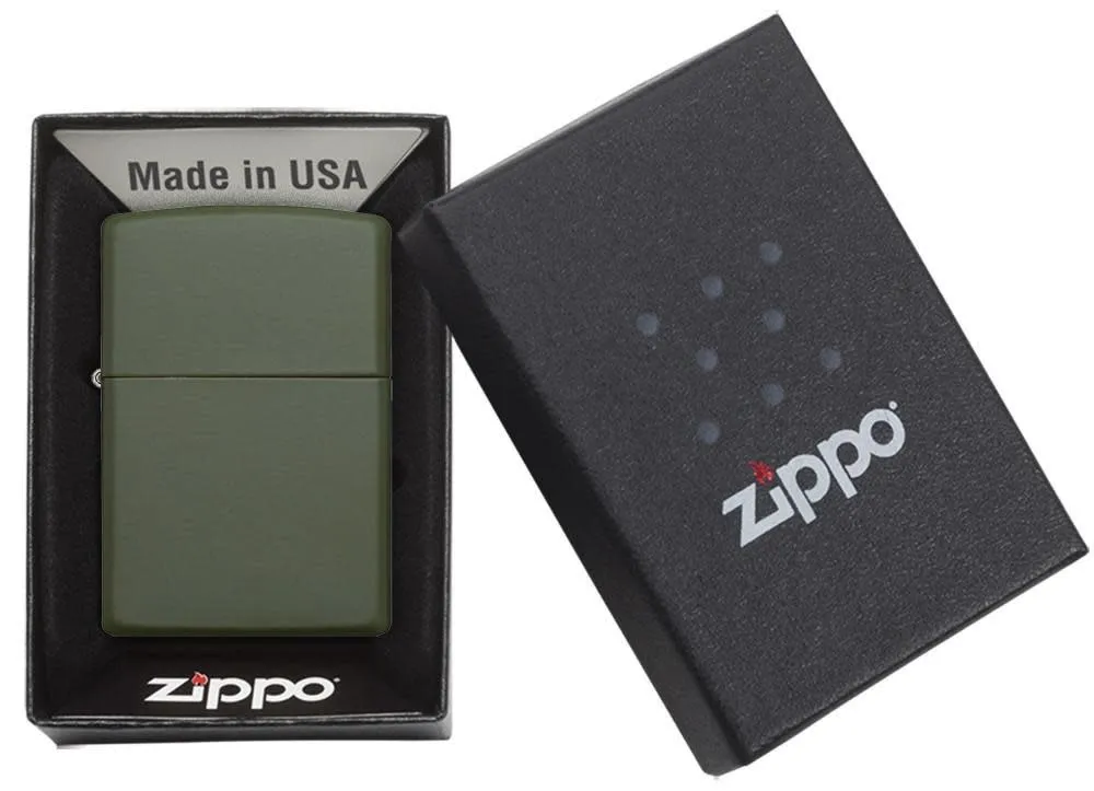 Zippo Classic Green Matte Lighter - 221