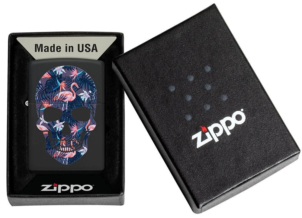 Zippo Flamingo Skull Design 218 - 49771